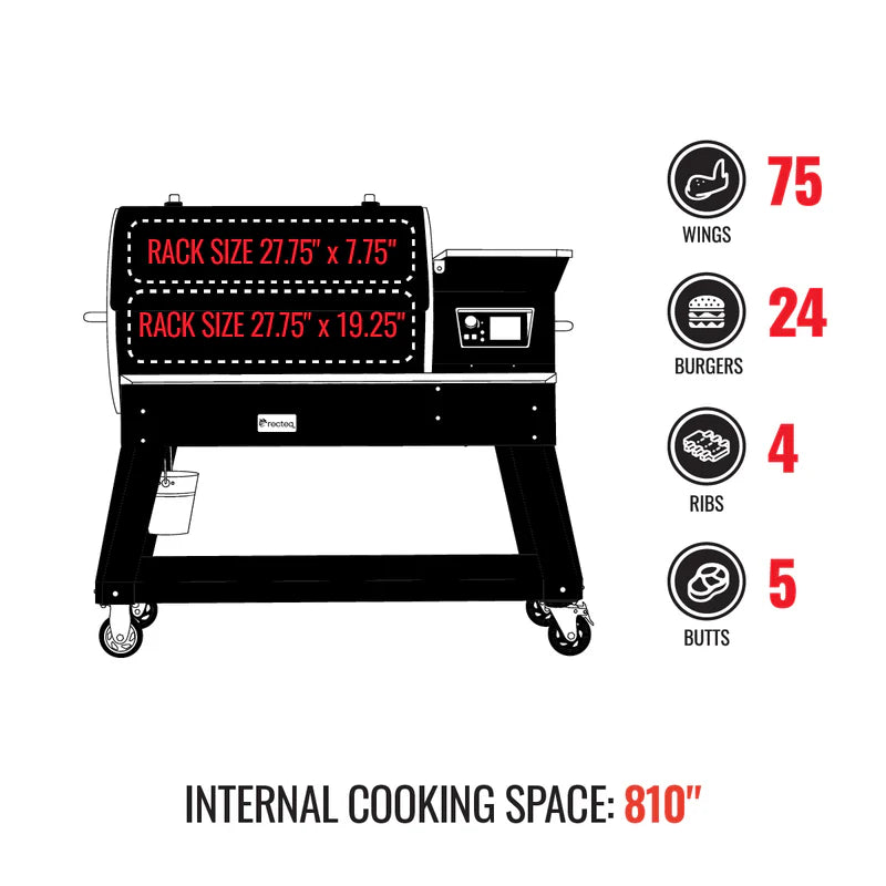 Recteq - Barbecue aux granules Deck Boss 800