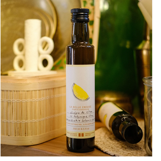 La Belle Excuse - Vinaigre de citron et balsamique blanc 250 ml
