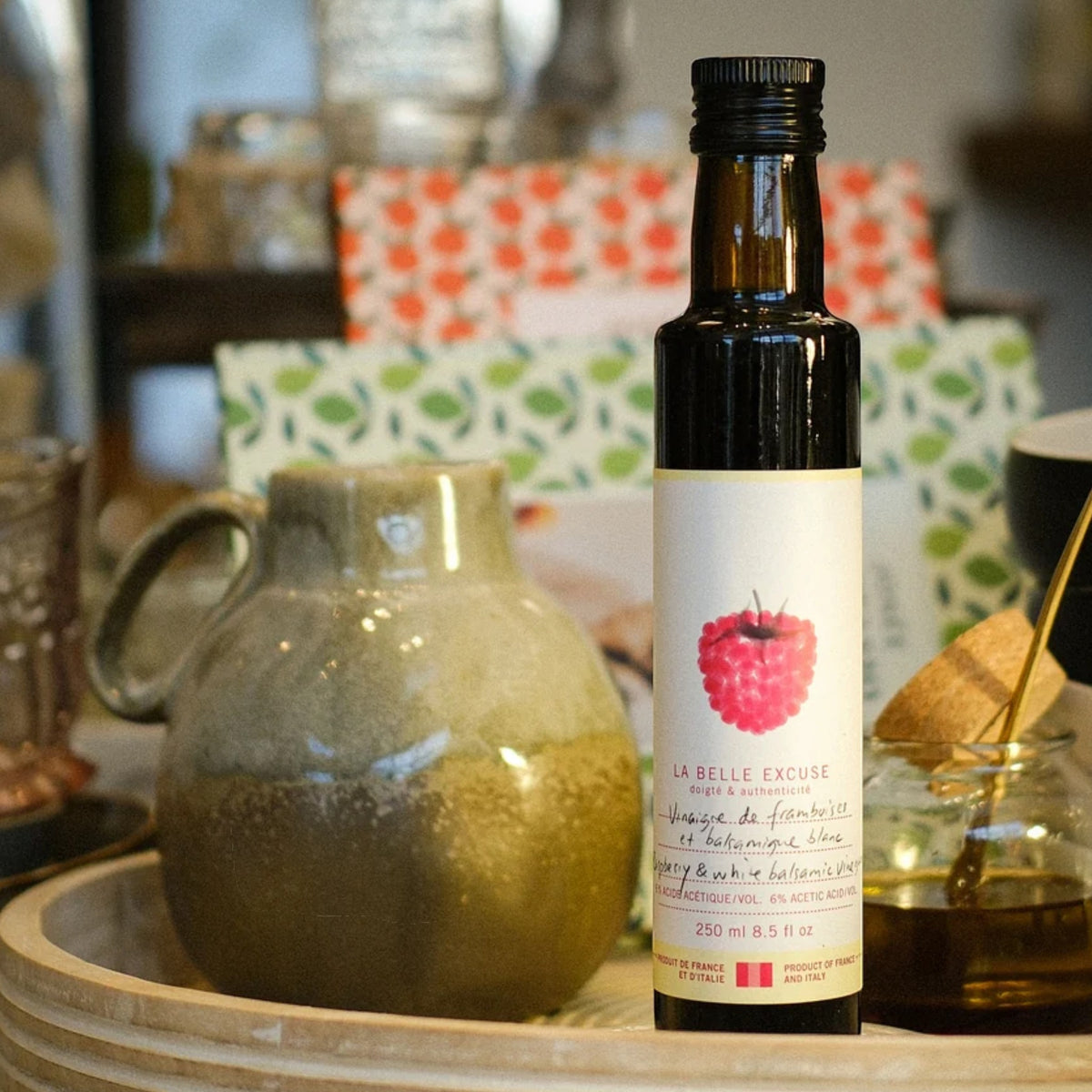 La Belle Excuse - Vinaigre de framboise et balsamique blanc 250 ml