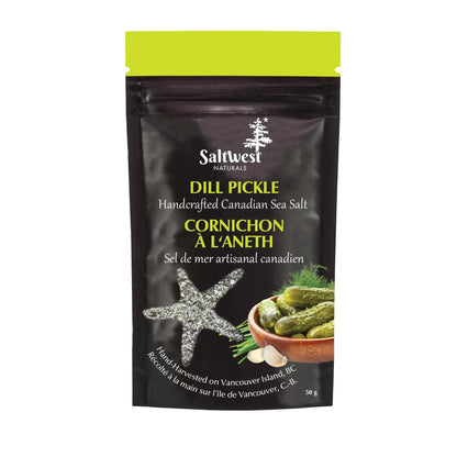 Saltwest naturals - Sel de mer au cornichon à l'aneth