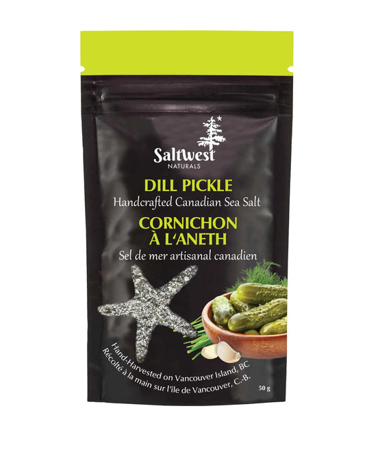 Saltwest naturals - Sel de mer au cornichon à l'aneth