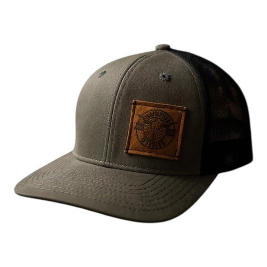 Inspiration Western - Casquette Inspiration Western Kaki avec filet noir à l'arrière