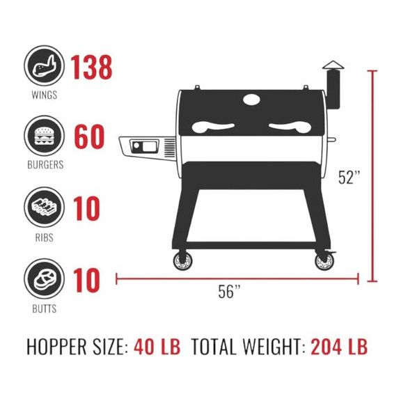 Recteq - Barbecue aux granules Flagship 1100