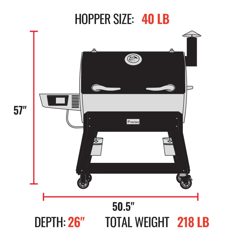 Recteq - Barbecue aux granules Flagship 1600
