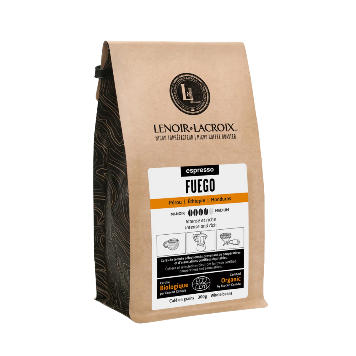 Lenoir Lacroix - Café Fuego Espresso- En grain