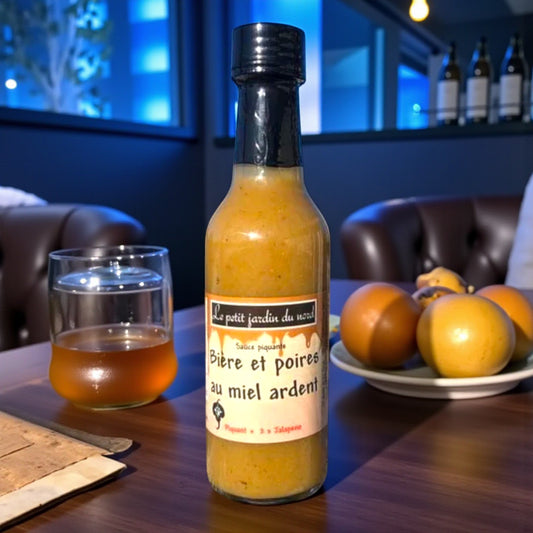 Le Petit Jardin du Nord – Sauce Piquante Bière et Poires au Miel Ardent