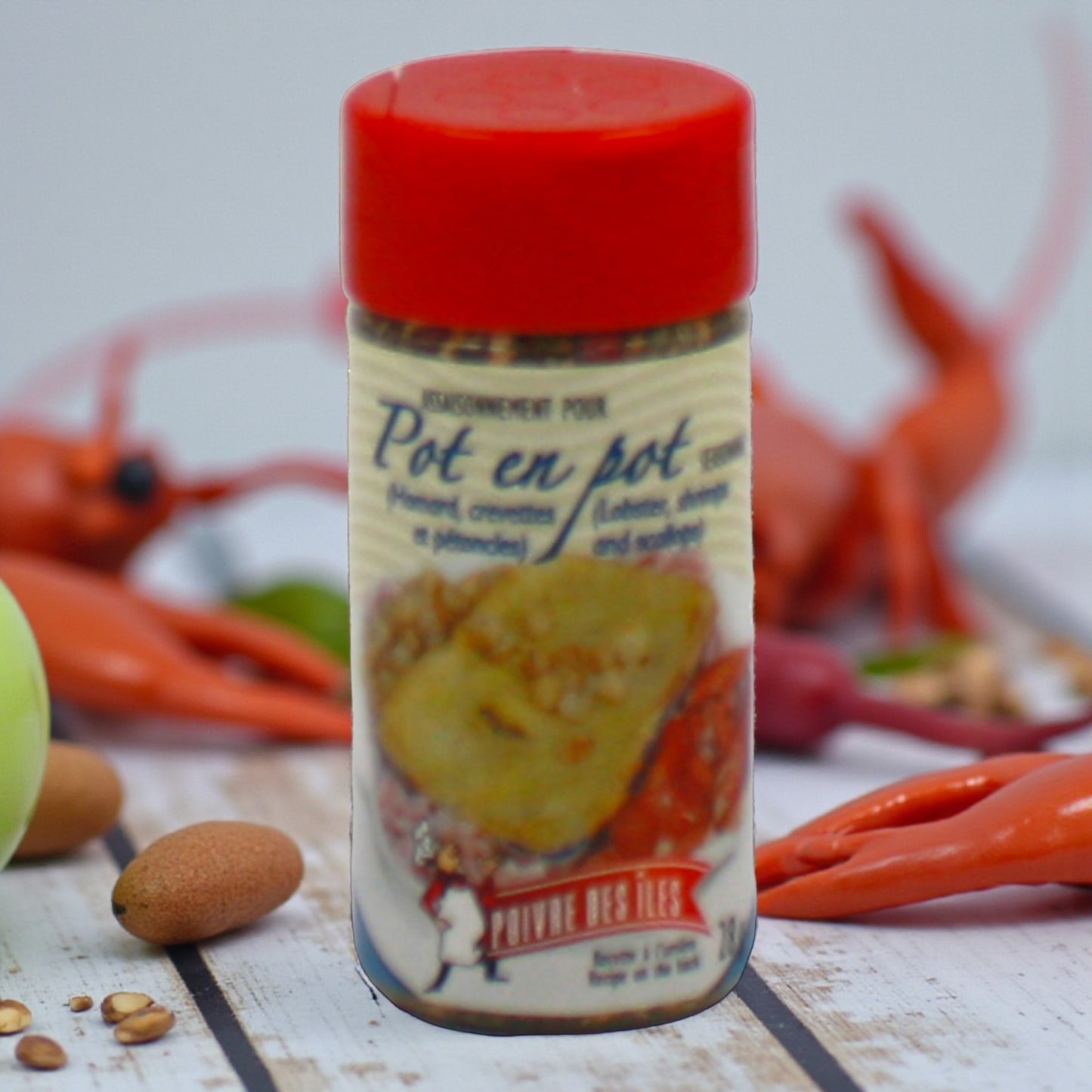 Poivre des Îles - Assaisonnement pour pot en pot (homard, crevettes, pétoncles)