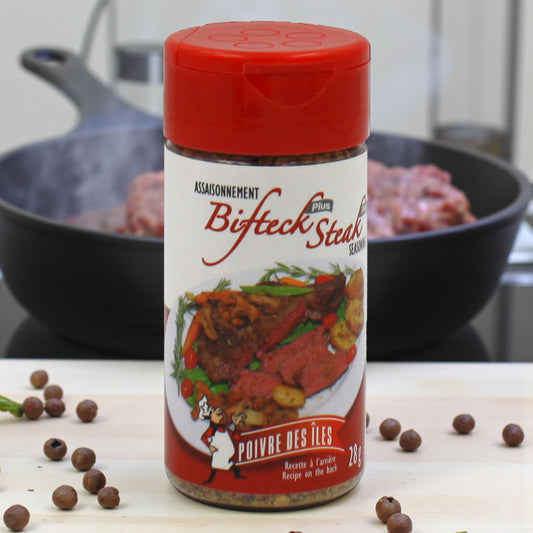 Poivre des Îles - Assaisonnement pour bifteck steak plus