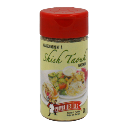 Assaisonnement à shish taouk Poivre des Îles 28g – épice québécoise pour brochettes de poulet