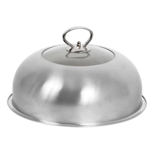 Le Marquier - Cloche de cuisson vitrée inox