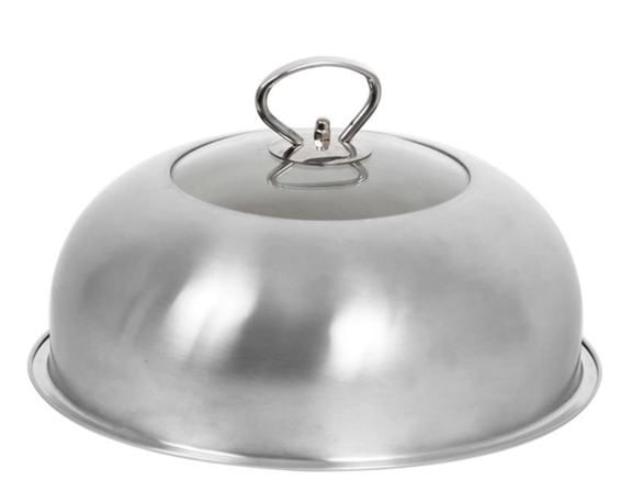 Le Marquier - Cloche de cuisson vitrée inox