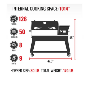 Recteq - Barbecue aux granules Backyard beast 1000