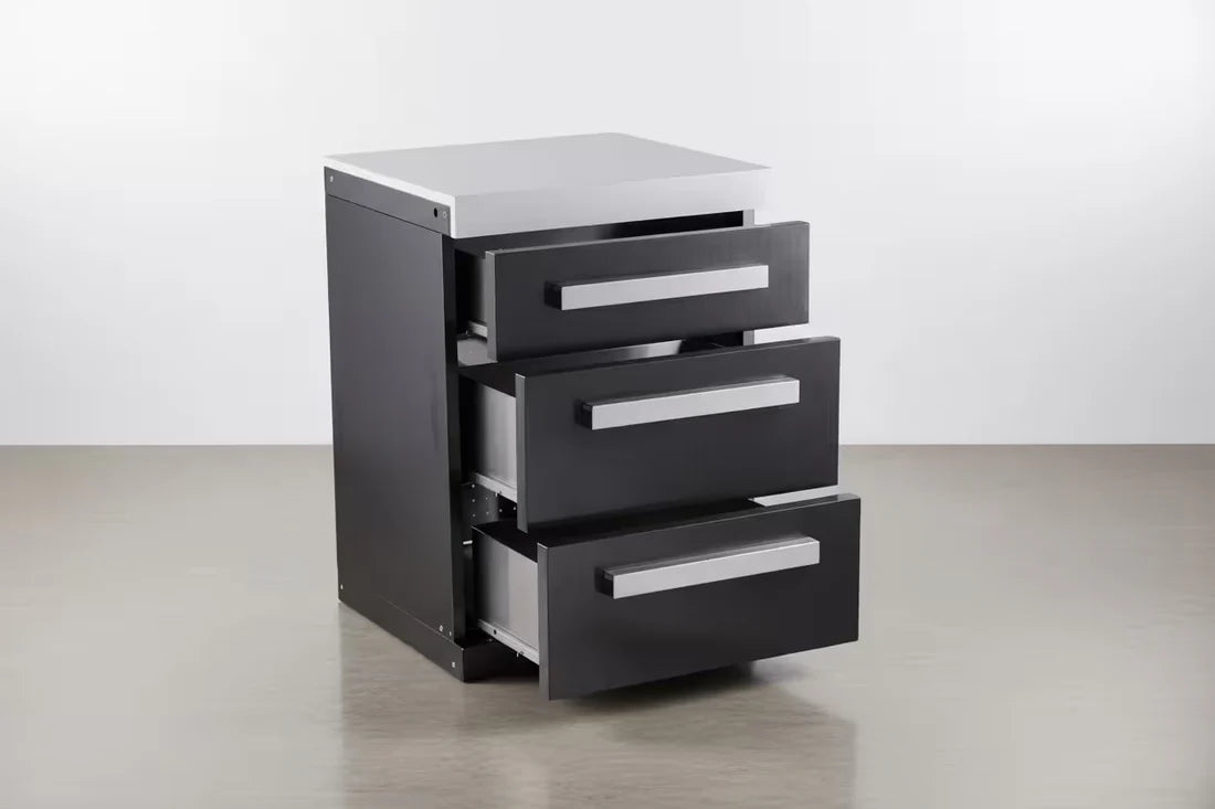 Mont Alpi - Module armoire 3 tiroirs Black Series