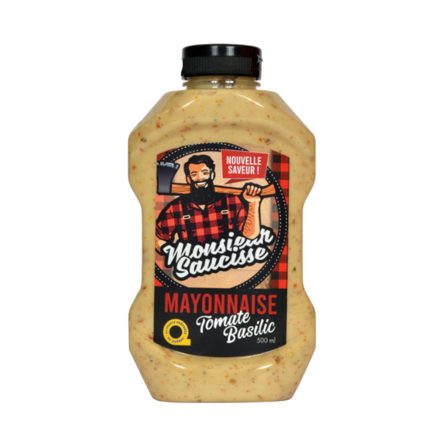 Monsieur Saucisse - Mayonnaise Tomates Basilic