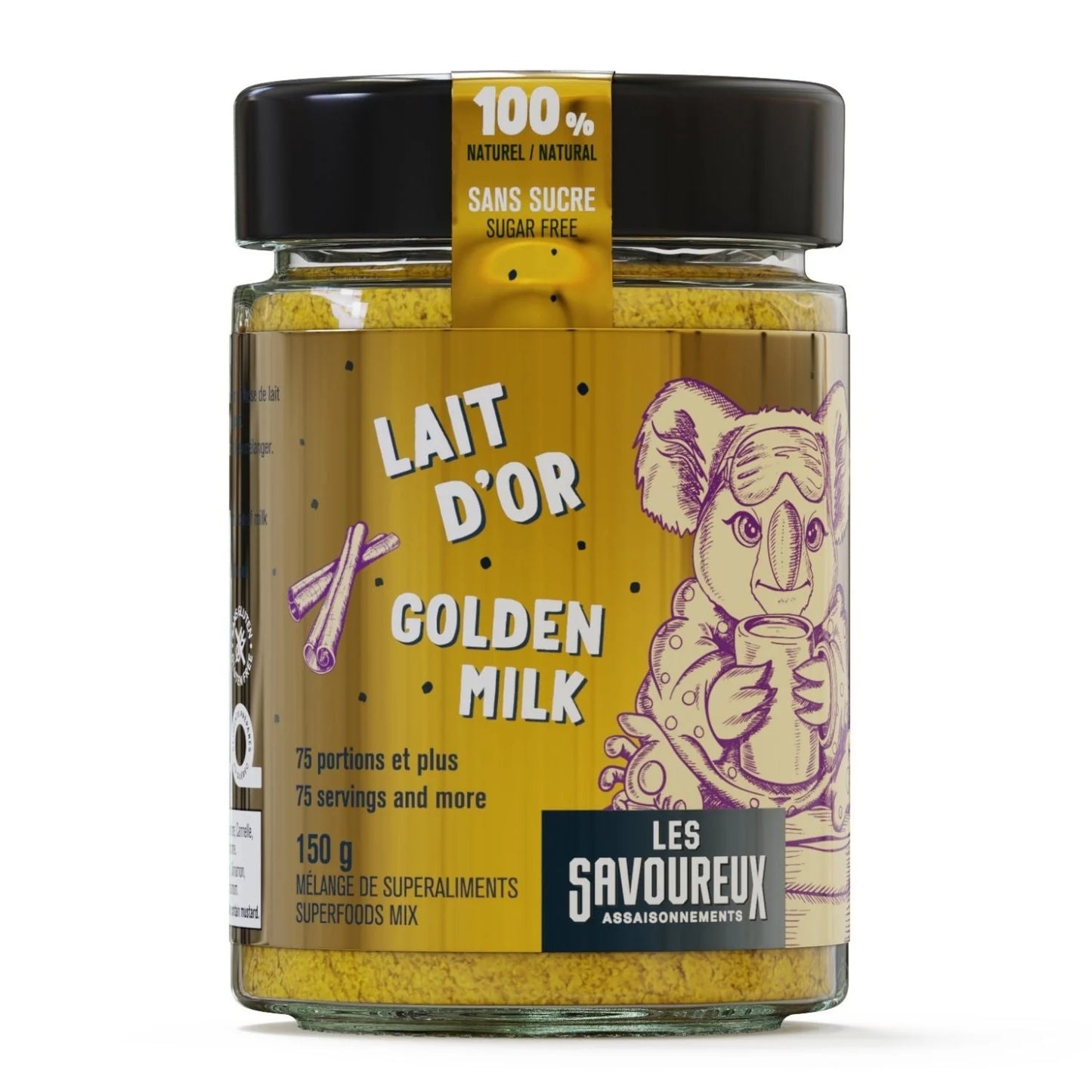 Les Savoureux assaisonnements - Lait d'or (mélange de superaliments)