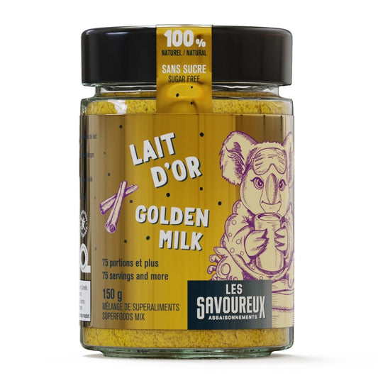Les Savoureux assaisonnements - Lait d'or (mélange de superaliments)