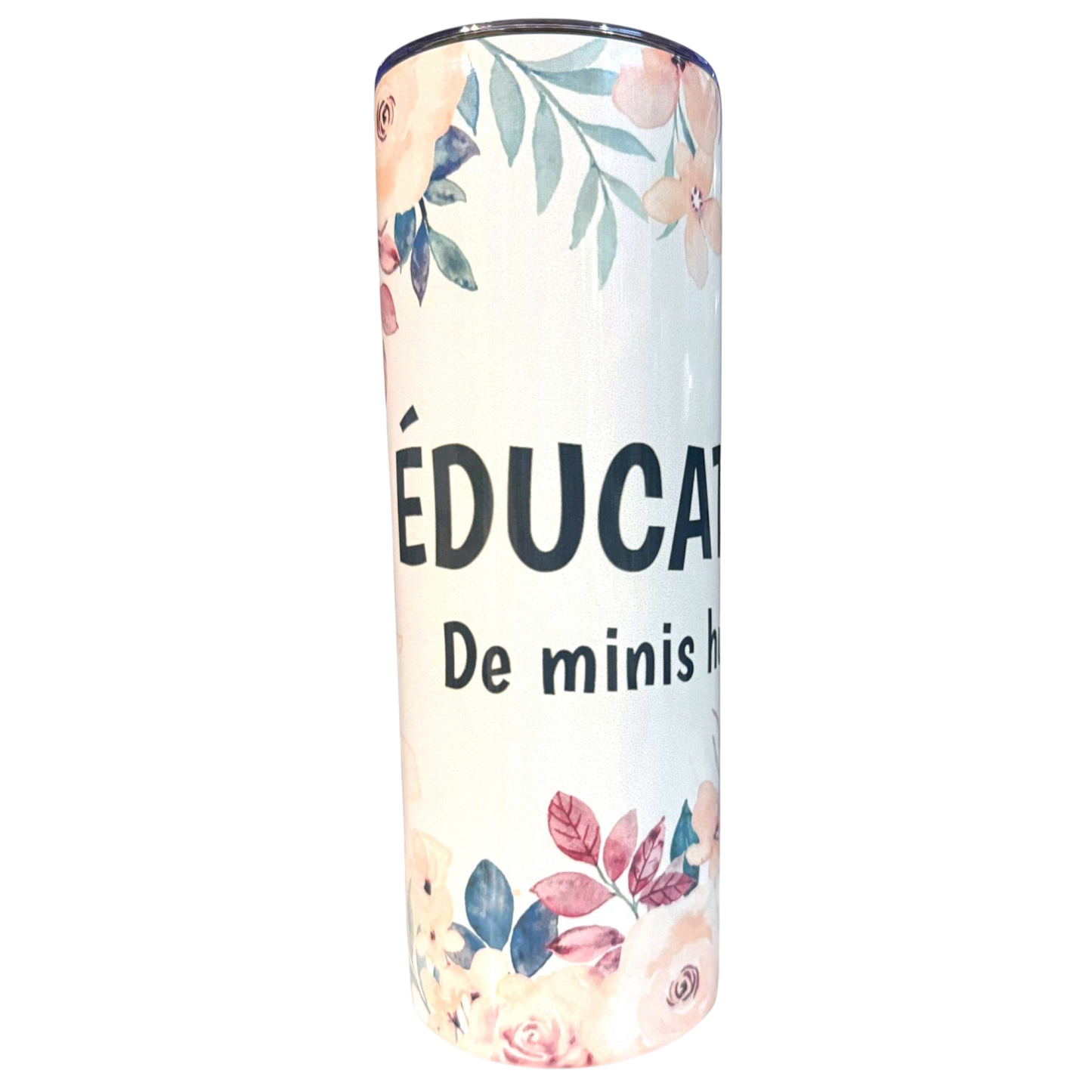 Inspiration Western - Tasse isotherme - Édition Éducatrice mini humains fleuris