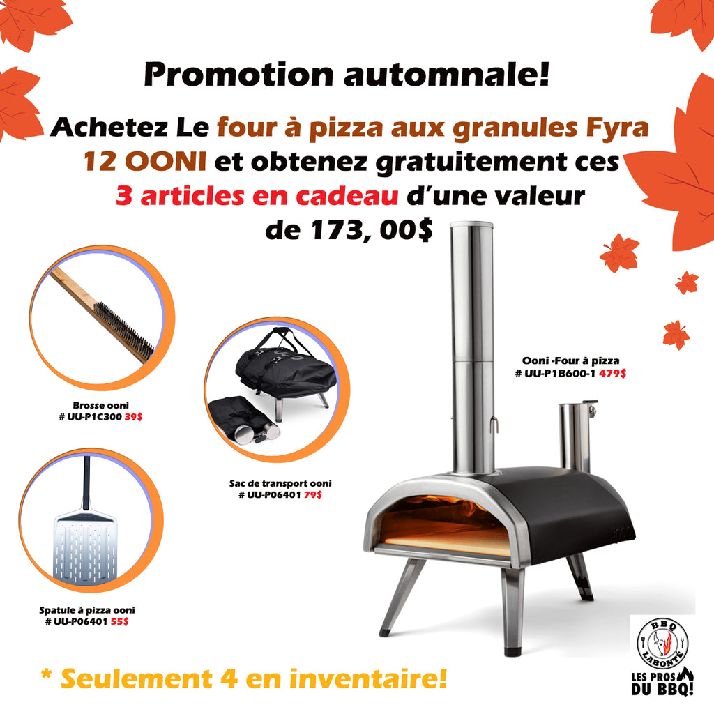 Ooni - Four à pizza portatif aux granules Fyra 12  - Promotion automnale!