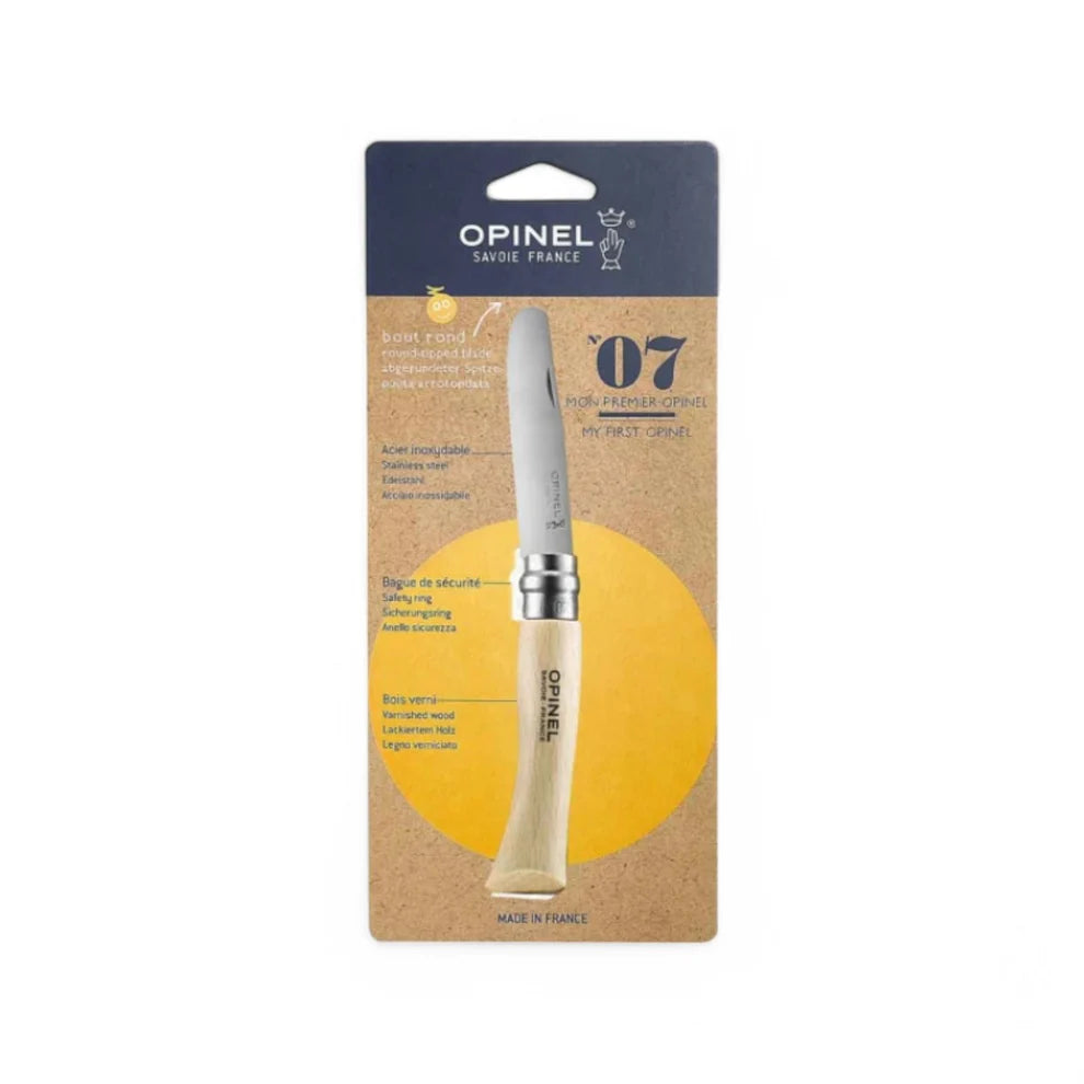 Opinel - Mon premier Opinel Acier N°07 Naturel (hêtre)