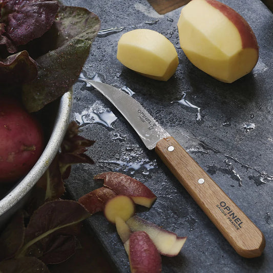 Opinel - Couteau à légumes No 114 Naturel (Hêtre)