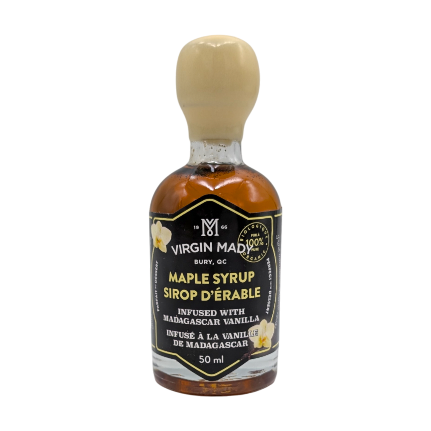 Virgin Mady - Sirop d'érable infusé à la vanille de Madagascar