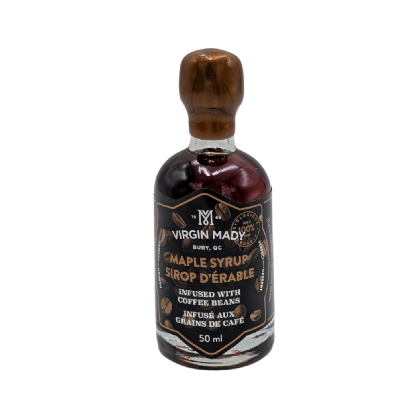 Virgin Mady - Sirop d'érable Infusé aux grains de café