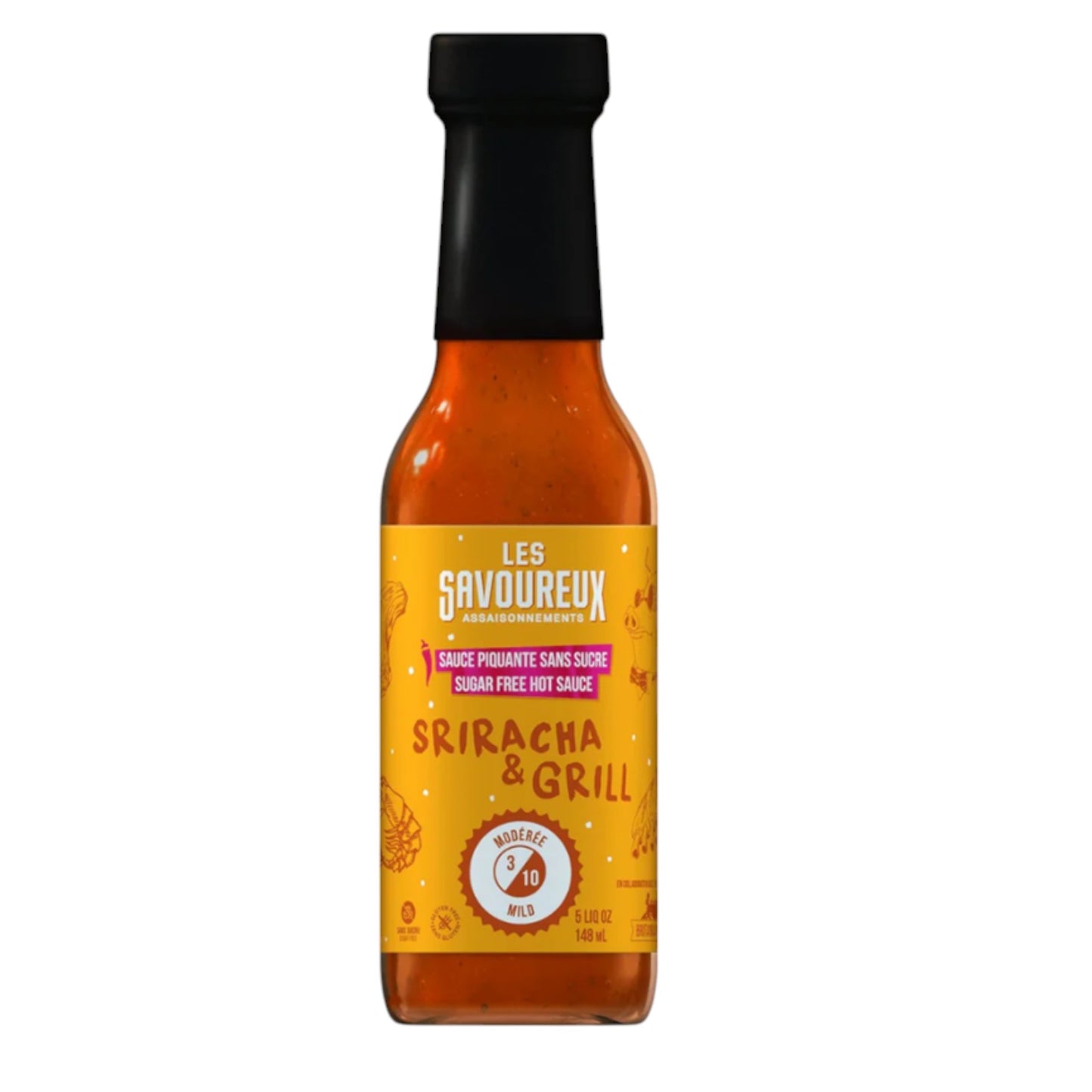 Les Savoureux assaisonnements - Sauce Sriracha & Grill
