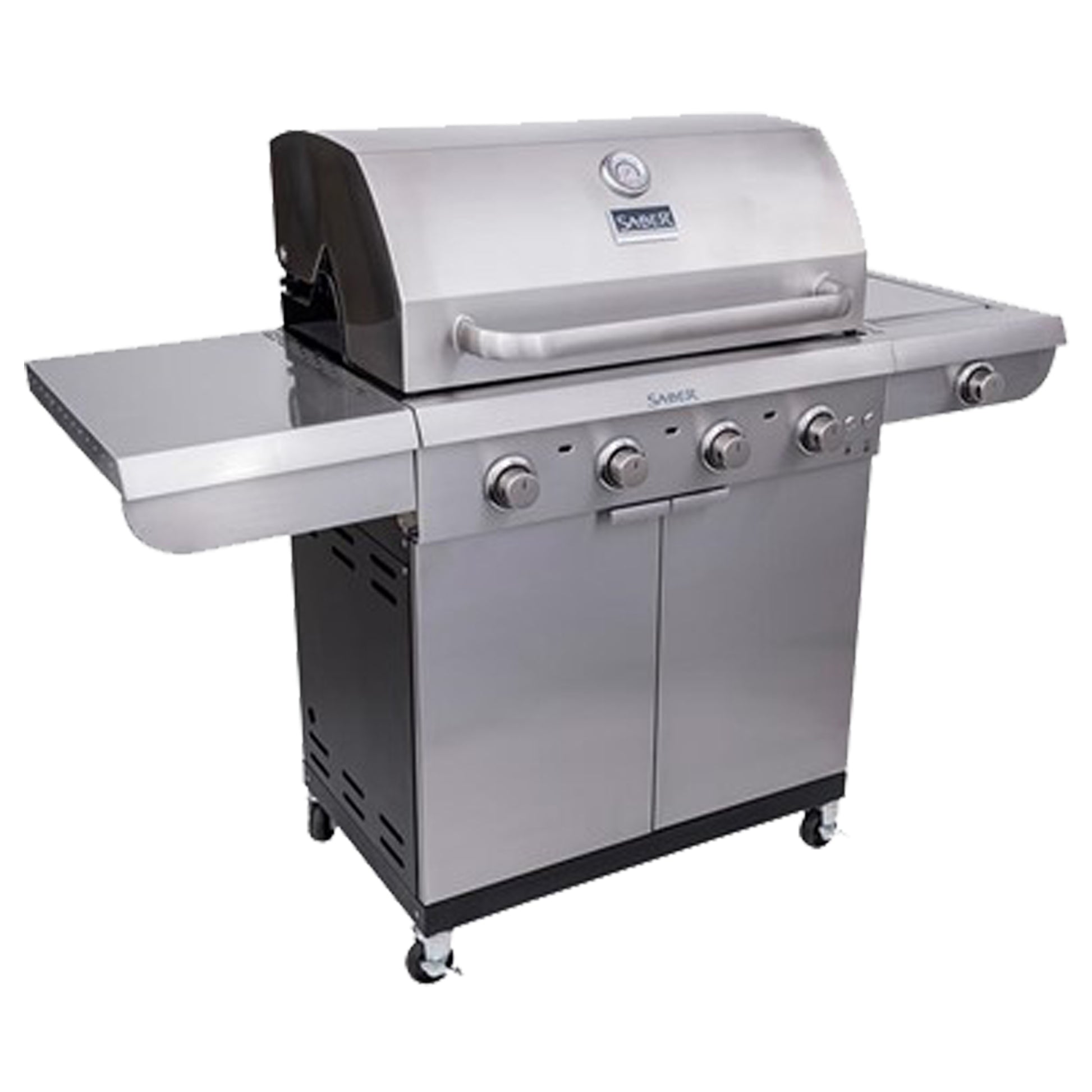 BBQ Saber Select 4 brûleurs acier inoxydable — vue de face