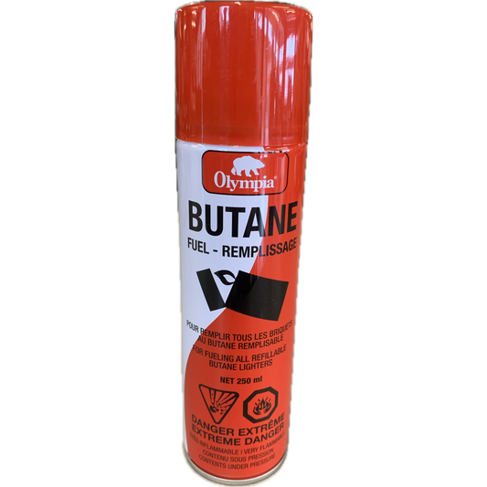 Olympia bouteille de butane pour briquet