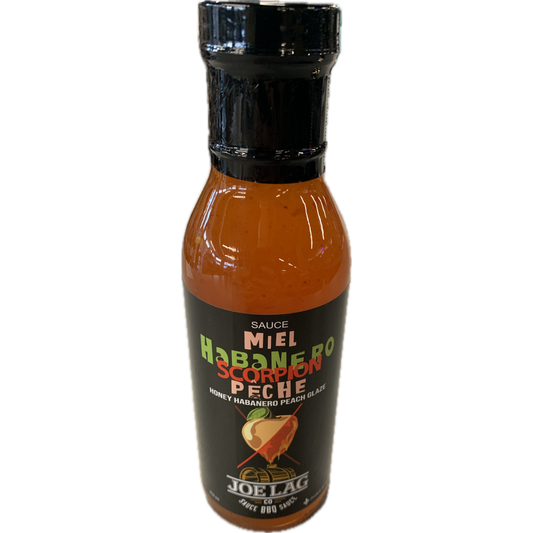 JOE LAG BBQ - Sauce miel Habanero Scorpion Pêche