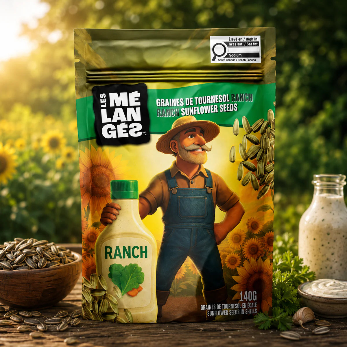 Les Mélangés - Graines de tournesol Ranch