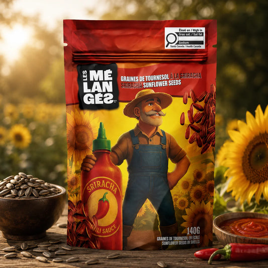 Les Mélangés - Graines de tournesol Sriracha