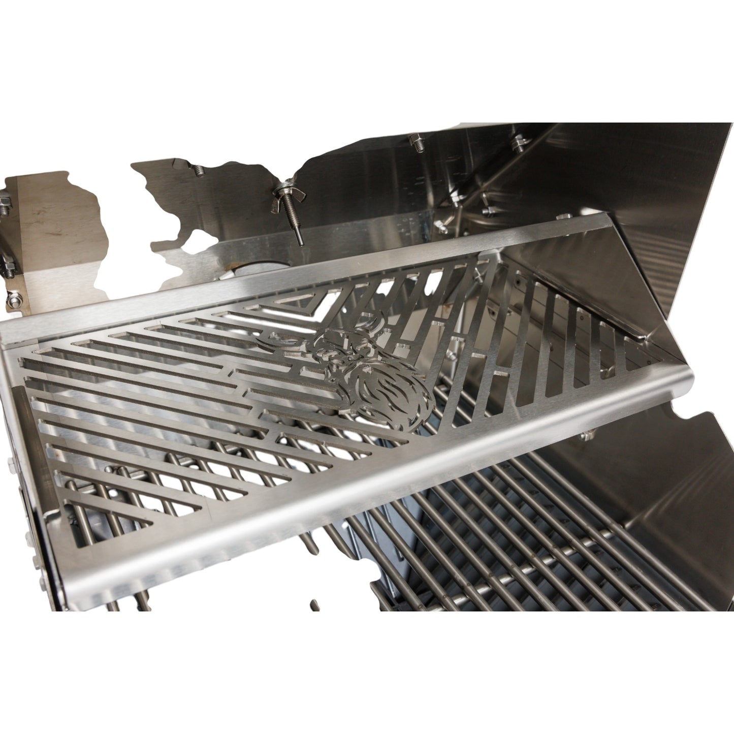 V-Forge - Barbecue en inox au charbon Ragnar assemblé