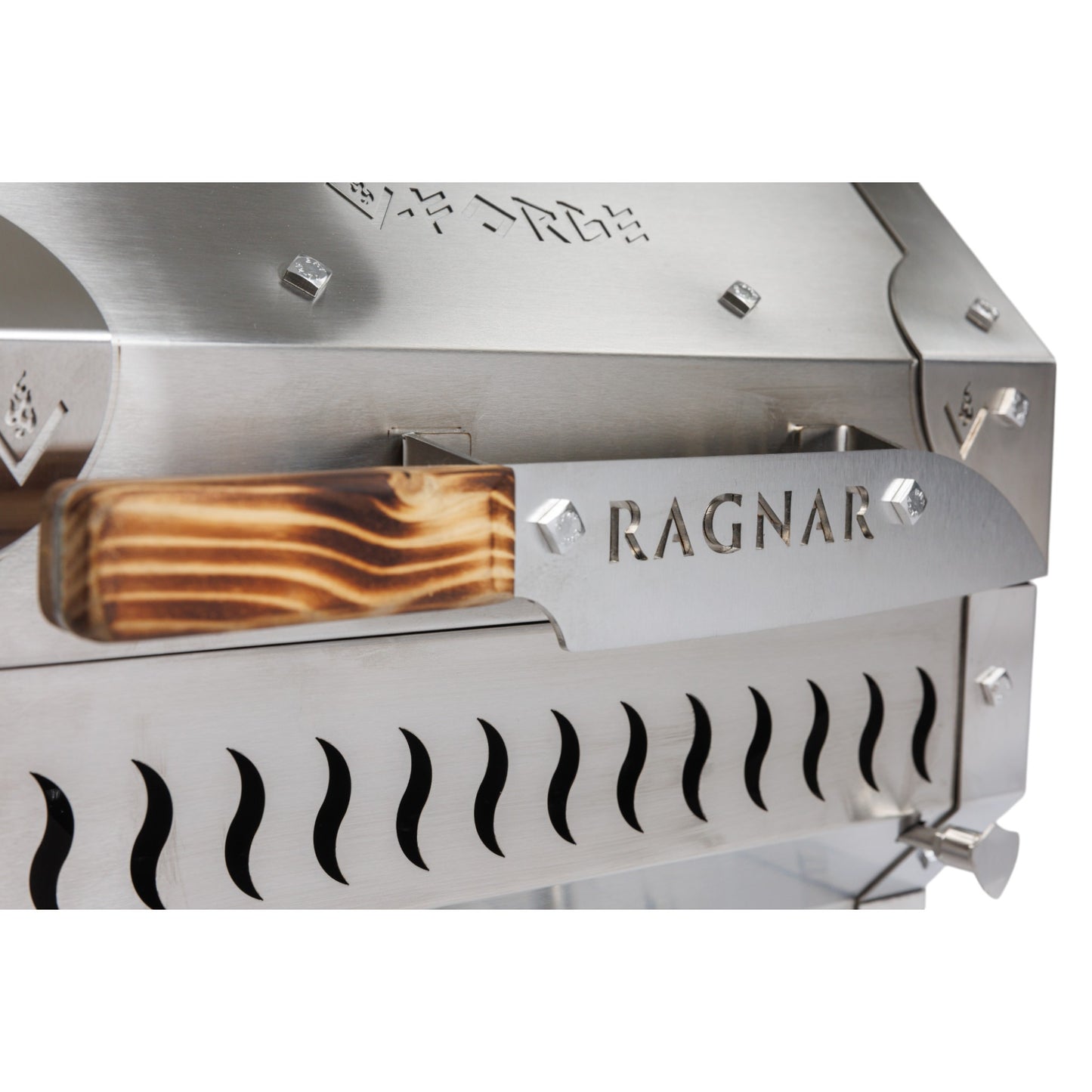V-Forge - Barbecue en inox au charbon Ragnar assemblé