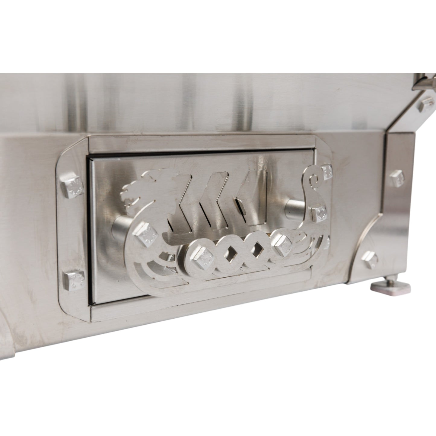 V-Forge - Barbecue en inox au charbon Ragnar assemblé
