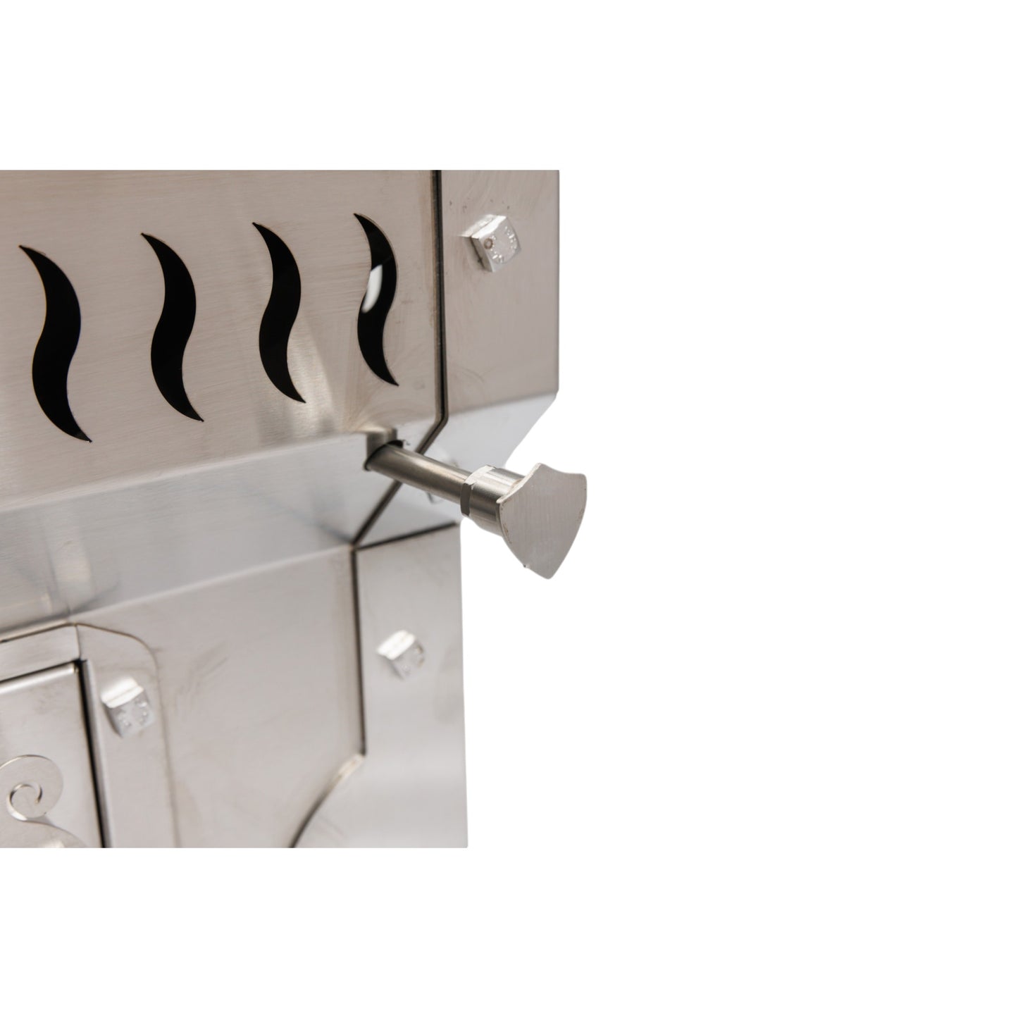 V-Forge - Barbecue en inox au charbon Ragnar assemblé