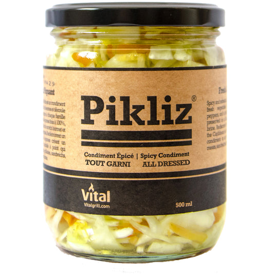 Vital - Condiment Épicé - Pikliz Tout-garni