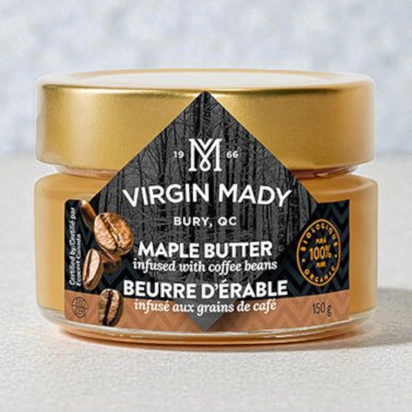 Virgin Mady - Gelée d'érable infusé aux grains de café