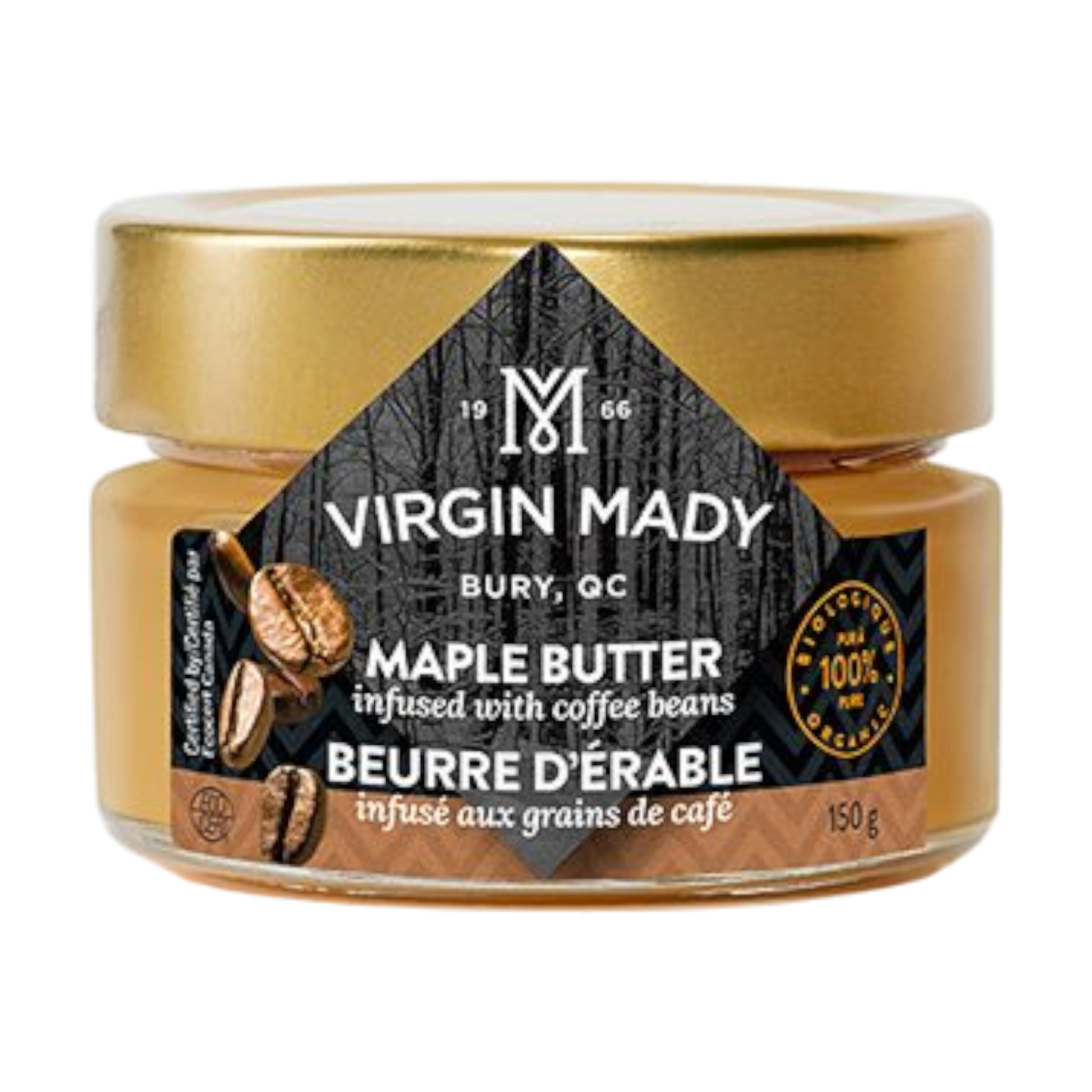 Virgin Mady - Gelée d'érable infusé aux grains de café