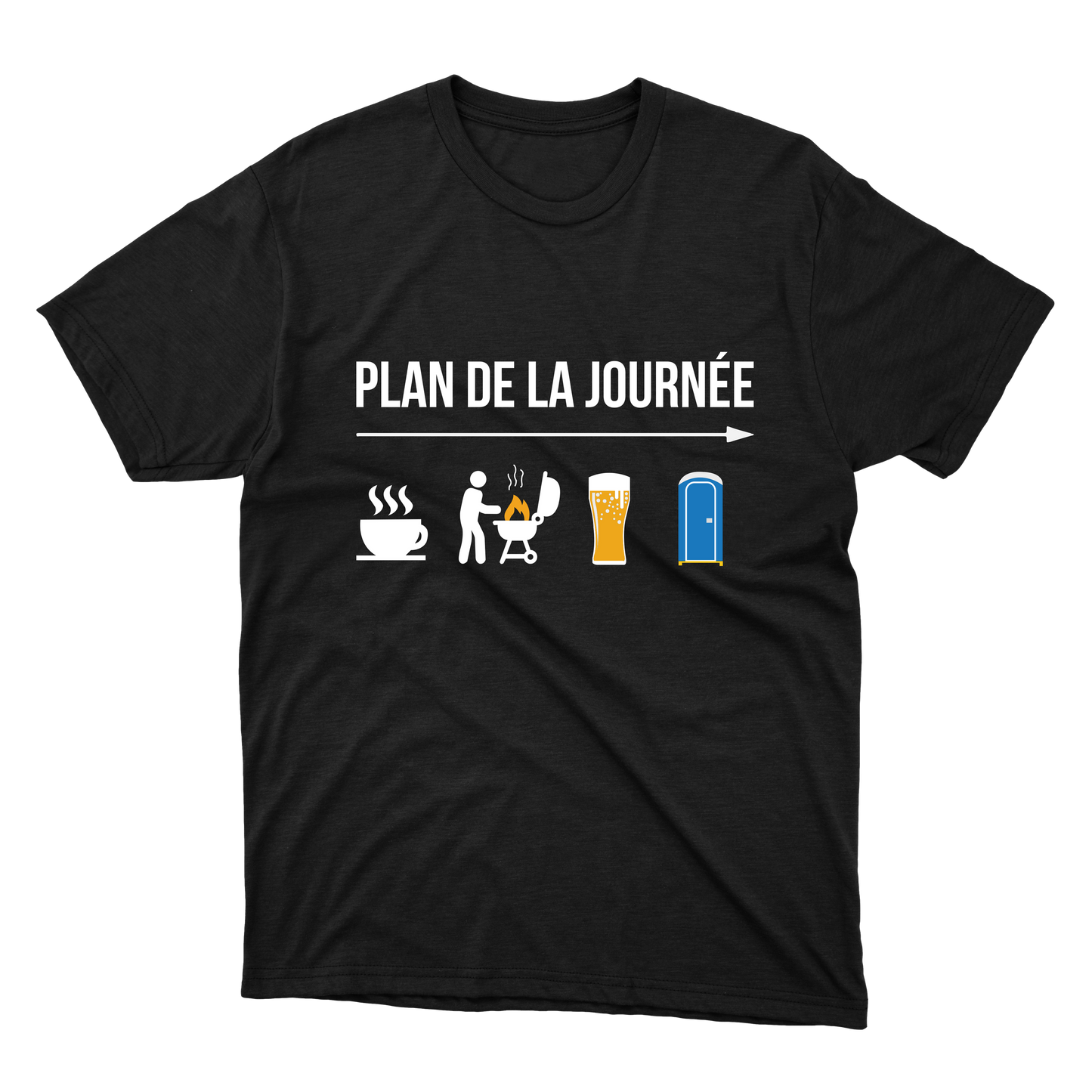 PiratesBBQ – T-Shirt « Plan de la journée »