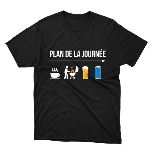 PiratesBBQ – T-Shirt « Plan de la journée »