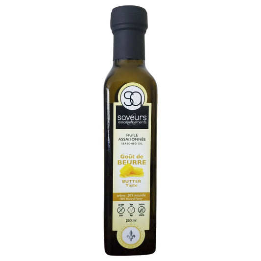 Saveurs assaisonnements - Huile assaisonnée GOURMET - Huile au Goût de beurre