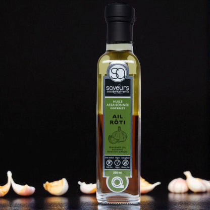 Saveurs assaisonnements - Huile assaisonnée GOURMET Ail rôti
