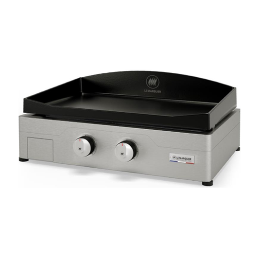 Le Marquier - Plancha Allure 260 en acier inoxydable