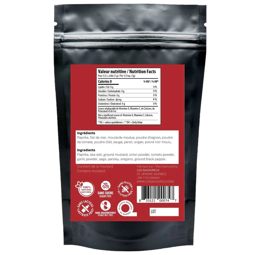 Les Savoureux assaisonnements - Assaisonnement biologique Pains Farcis (Édition limitée)