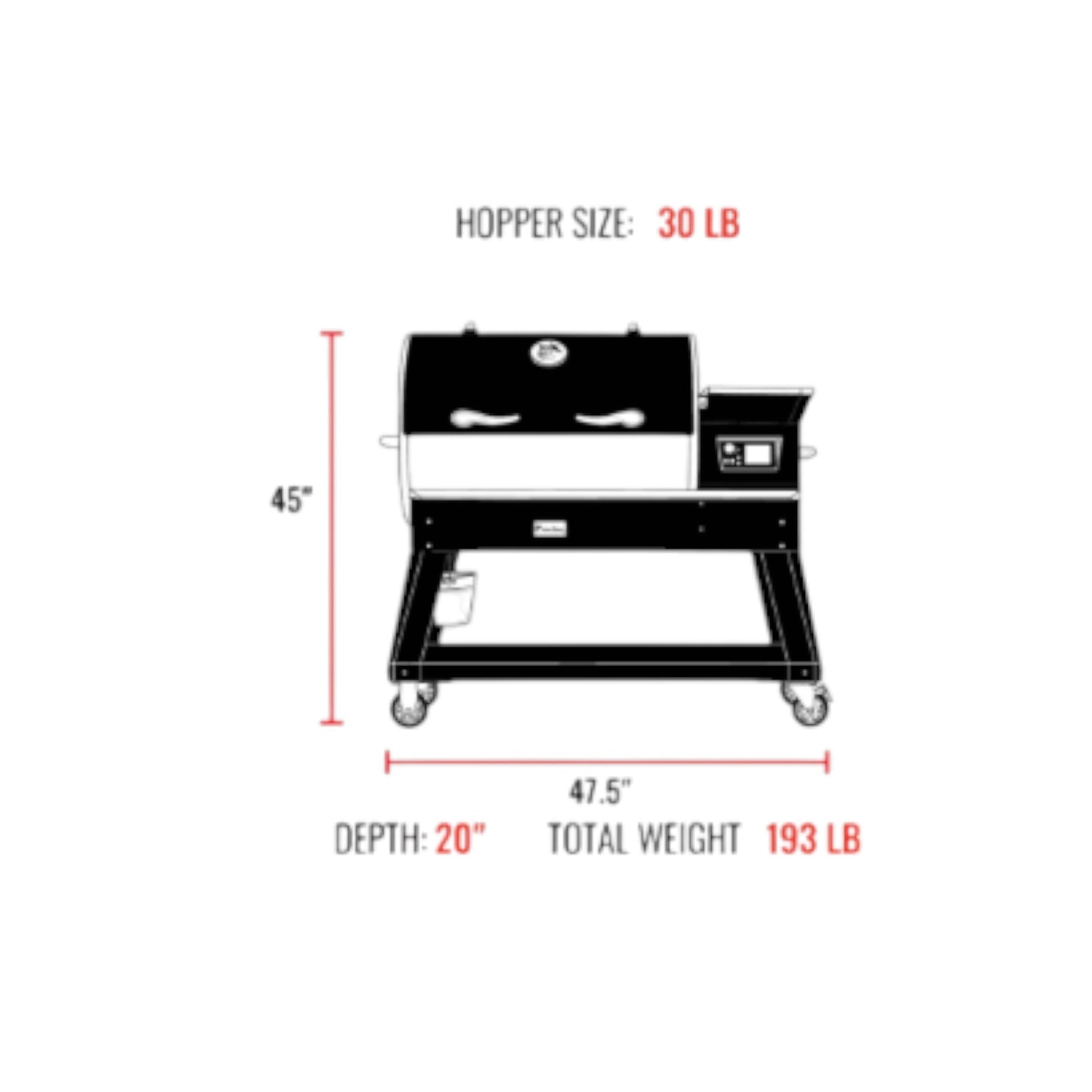 Recteq - Barbecue aux granules Backyard Beast 1200