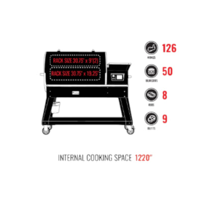 Recteq - Barbecue aux granules Backyard Beast 1200