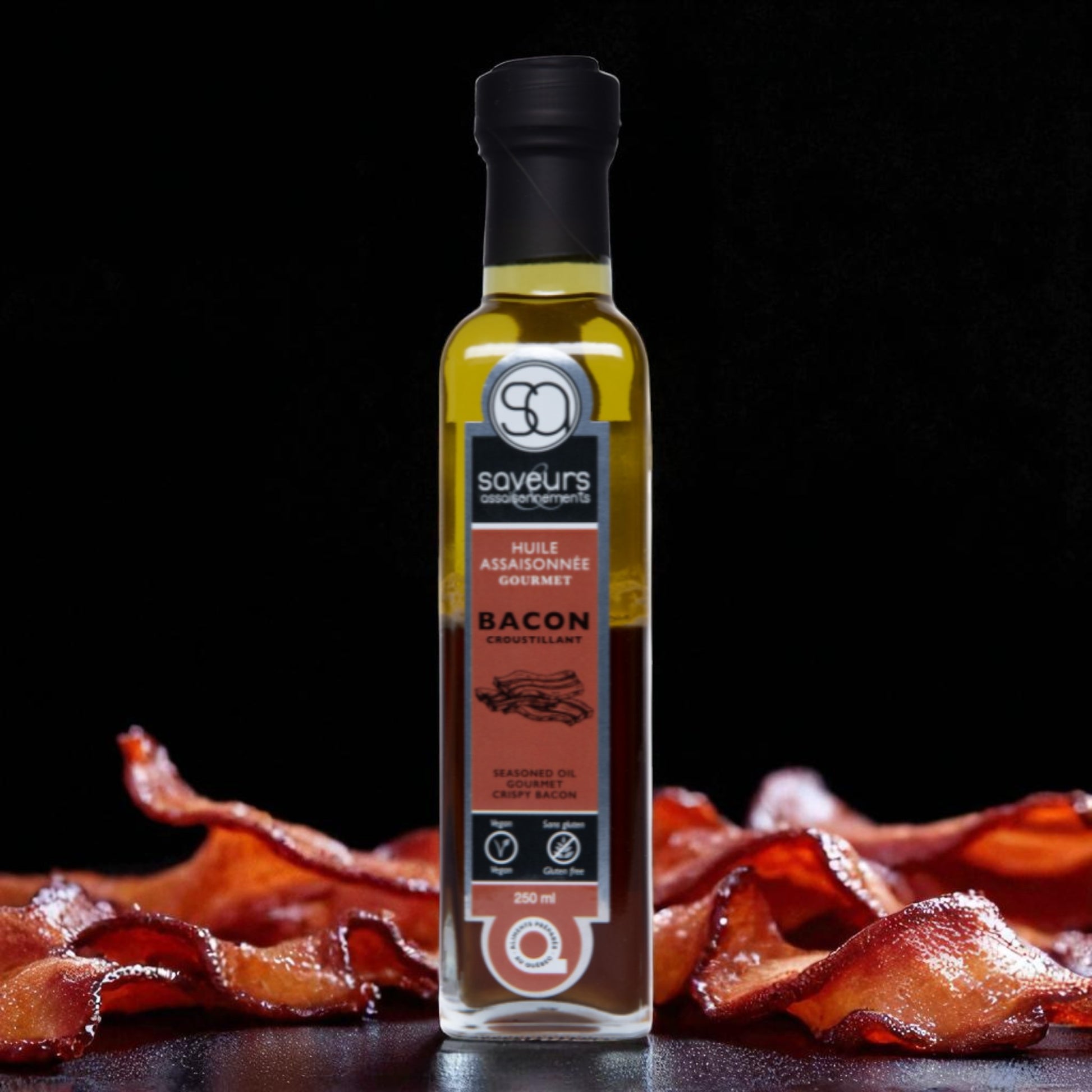 Saveurs assaisonnements - Huile assaisonne GOURMET Bacon croustillant BBQ Labont Saveurs assaisonnements - Huile assaisonne GOURMET Bacon croustillant BBQ Labont