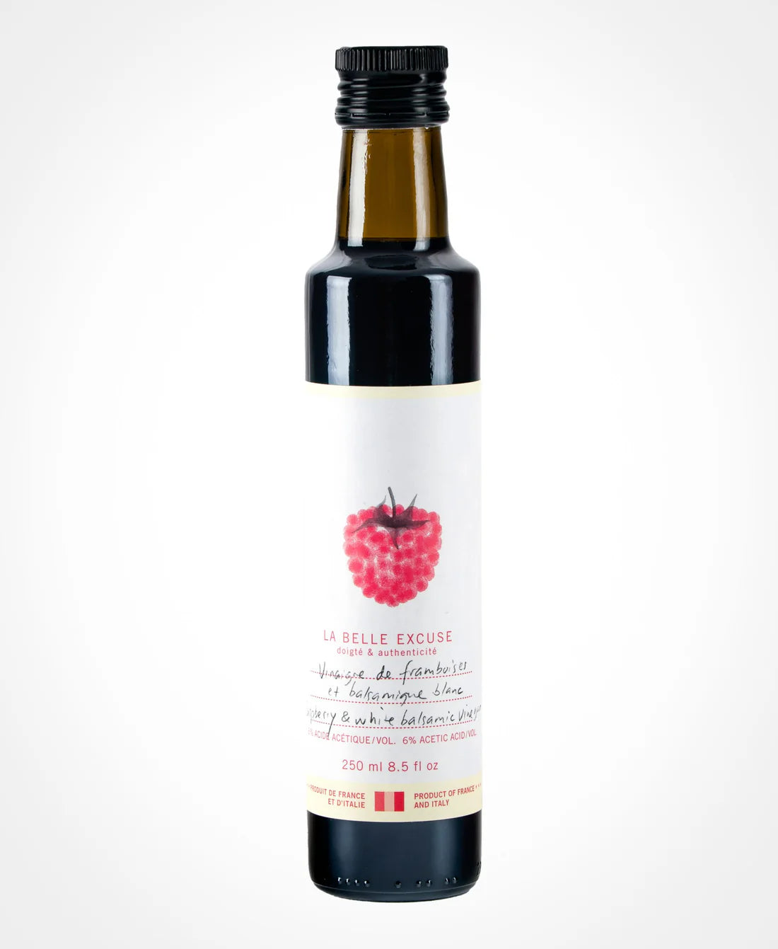 La Belle Excuse - Vinaigre de framboise et Balsamique blanc