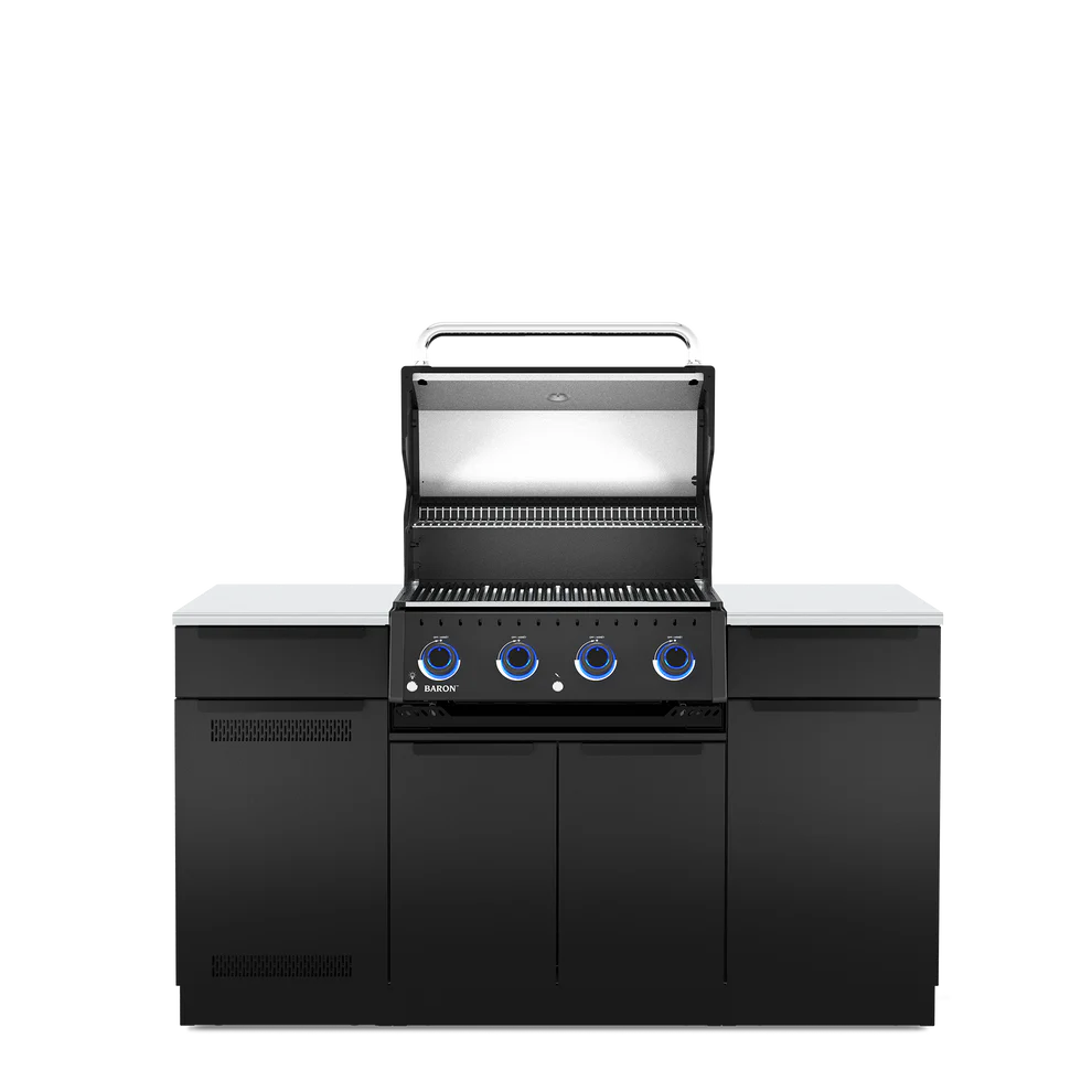 Broil King – Baron 420I Island Shadow Cuisine extérieure complète